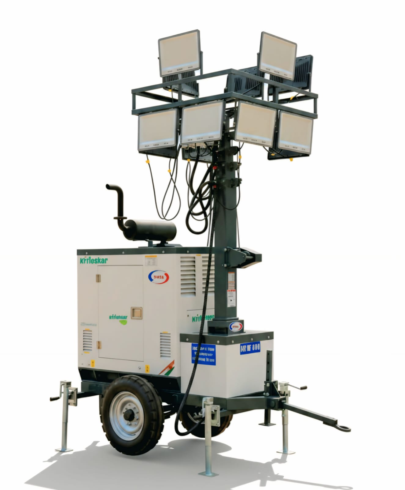 Pure Silent Mobile Lighting Tower